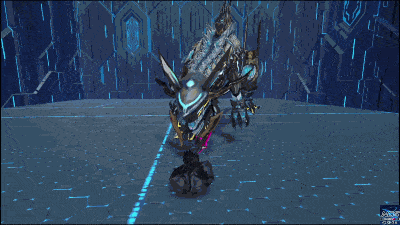 PSO2NGSのリゼントスの手裏剣攻撃