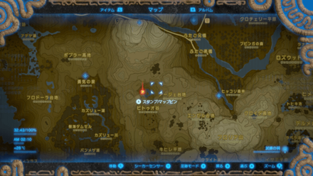 ザントの兜拡大マップ