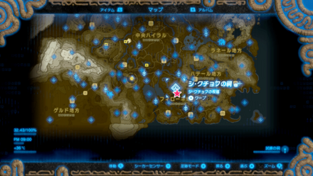 ラヴィオの頭巾全体マップ