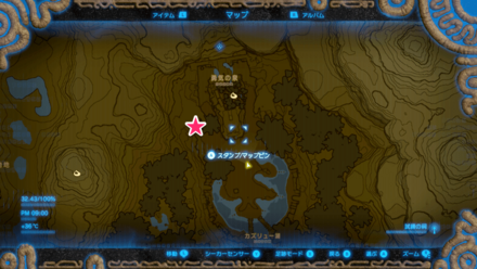 ラヴィオの頭巾拡大マップ