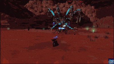 PSO2NGSのフォートス・ランチャーのバルカン＆ミサイル射出