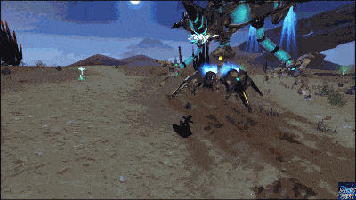 PSO2NGSのフォートス・ランチャーのホバー噴射攻略方法