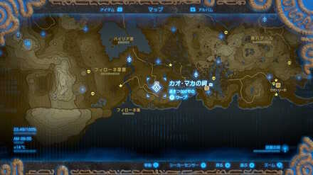 カオマカの祠マップ