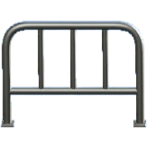 スチールフェンスのシルバーの画像