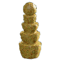 まるいトピアリーのブラウンの画像