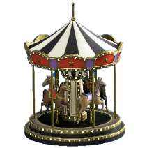 ひろばのメリーゴーランドのクールの画像