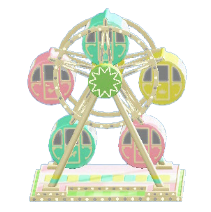 ひろばのかんらんしゃのキュートの画像