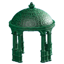 ガゼボのグリーンの画像