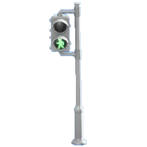 ほこうしゃしんごうきのホワイトの画像