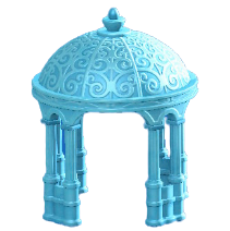 ガゼボのブルーの画像