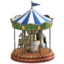 ひろばのメリーゴーランド画像