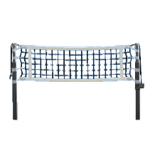 バレーのネットのブラックの画像