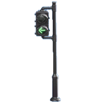 ほこうしゃしんごうきの矢印の画像