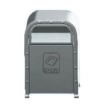 スチールのゴミばこのプラスチックの画像