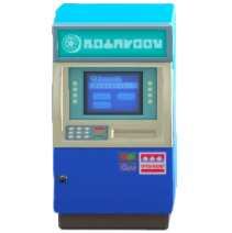 ATMのブルーの画像