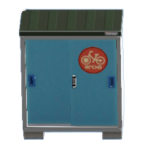 ものおきの自転車ステッカーの画像