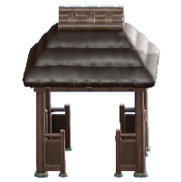 あずまやのダークブラウンの画像