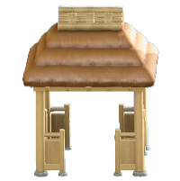 あずまやのライトブラウンの画像