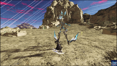 PSO2NGSのケルクンドの2連蹴り