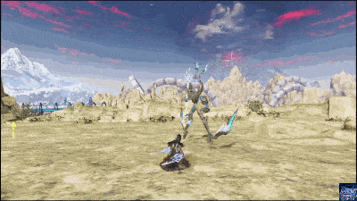 PSO2NGSのケルクンドの回転蹴り