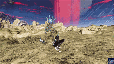 PSO2NGSのケルクンドのスライド蹴り