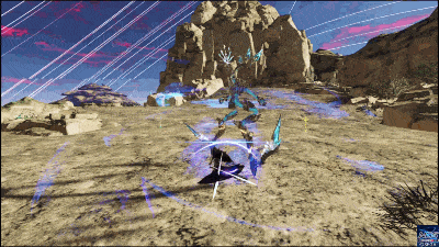 PSO2NGSのケルクンドのかかと落とし