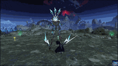 PSO2NGSのケルクンドの跳び蹴り（通常時）