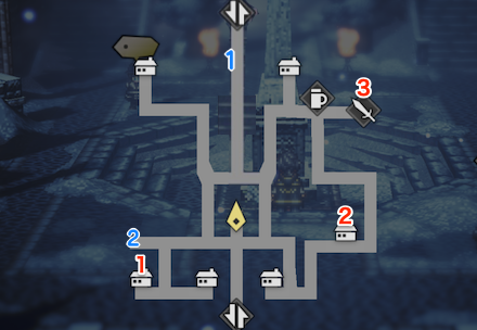 タイタス大聖堂前 宝箱 位置