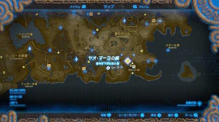 ヤオ・マーヨの祠の場所マップ