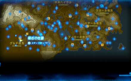 ラキュ・ウロの祠の場所マップ