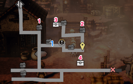 クラグスピア -貧民街- 宝箱 位置