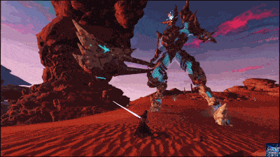 PSO2NGSのスナイダル・ハンマーの踏み付け