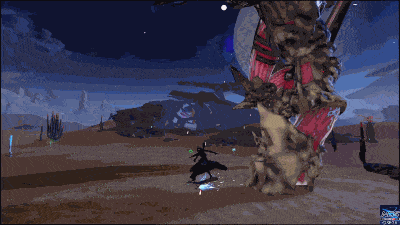 PSO2NGSのスナイダル・ハンマーの衝撃波