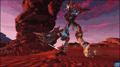 PSO2NGSのスナイダル・ハンマーの演奏ジャンプ