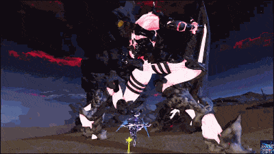 PSO2NGSのスナイダル・ハンマーの背面弱点コアの部位破壊