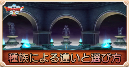 ドラクエ10 種族による違いと選び方