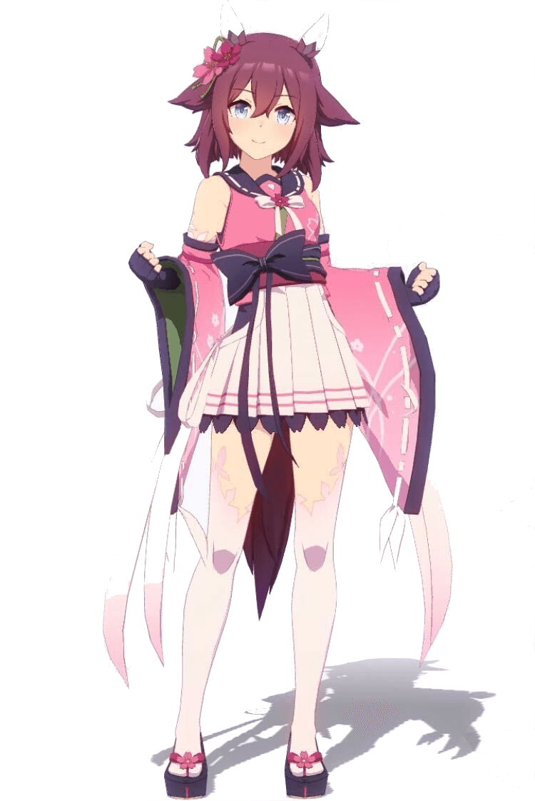 サクラチヨノオーの立ち絵