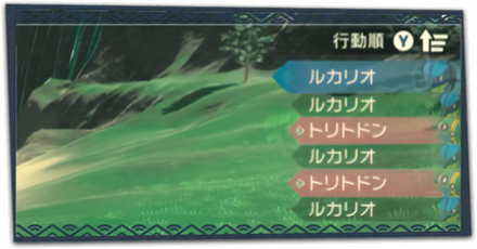 行動順の仕様まとめ