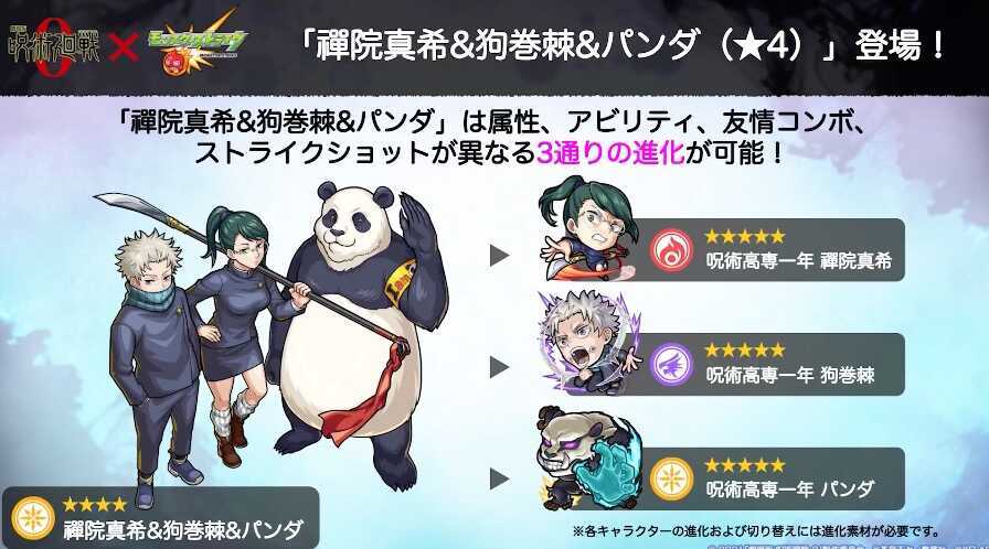 禅院真希&狗巻棘&パンダ