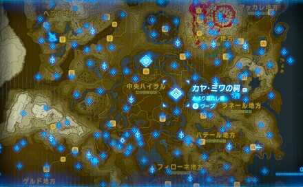 カヤミワの祠マップ