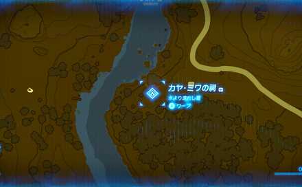 カヤミワの祠最拡大マップ