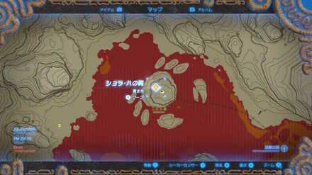 ショラハの祠最拡大マップ