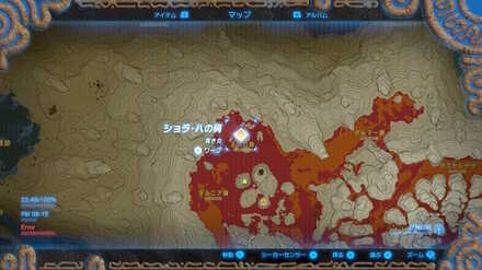 ショラ・ハの祠の場所マップ詳細