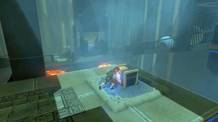 ブレスオブザワイルドのモアキシトの祠の1つ目の宝箱の取り方