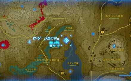 サダージュの祠拡大マップ