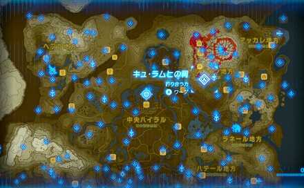 キュ・ラムヒの祠の場所マップ