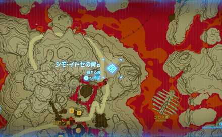 シモイトセの祠最拡大マップ