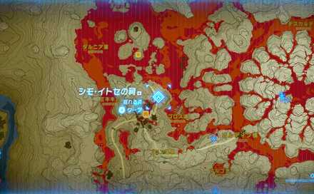 シモイトセの祠拡大マップ