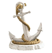 いかりのオブジェのホワイトの画像