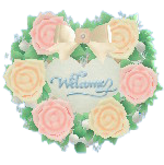 ウェディングのドアプレートのブルーの画像